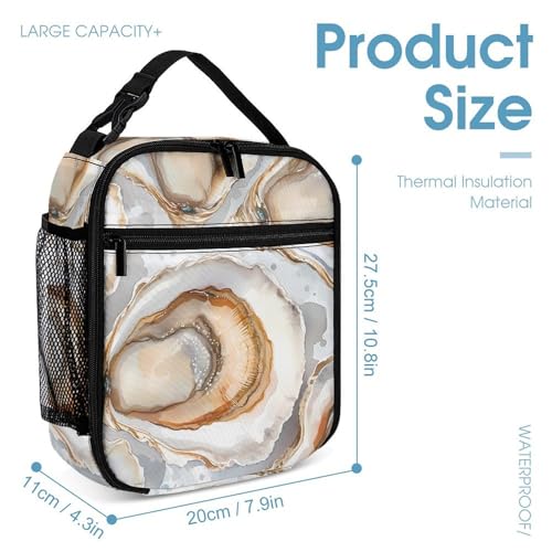 Oysters 3 PCS Backpack Set Casual Daypack with Insulated Lunch Bag & Pencil Case4