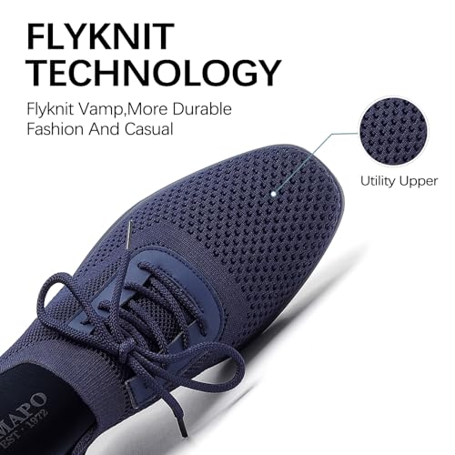Men's Casual Dress Oxfords Comfortable Shoes Knit Lightweight Breathable Fashion Sneaker3