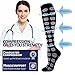 Compression Socks for Women & Men Circulation - 20-30mmHg 3 Pairs Compression Stockings for Nurse Athletic Running Medical