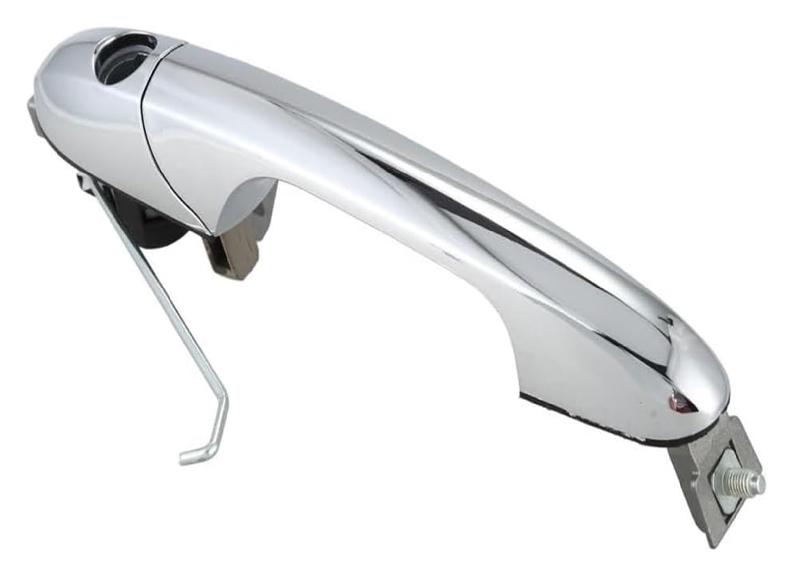 Qwqthgs Left Passenger Side Car Exterior Door Handle Cap For Fiat 500 735592026 Right Hand Driving Car Driver/Passenger Side Chrome Handle Exterior Outer Door Replacement(Left Passenger Side)