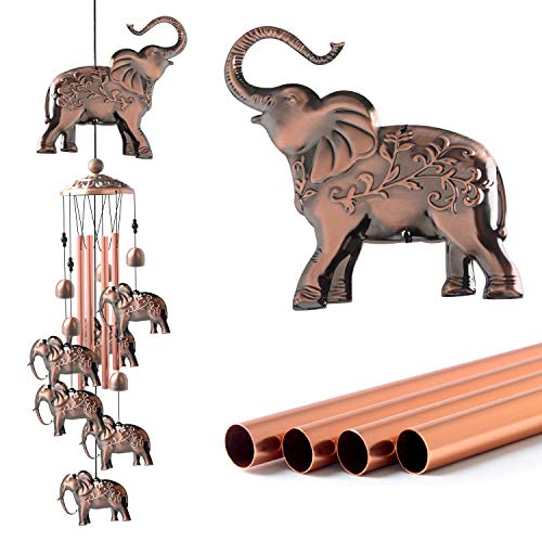 Elephant Wind Chimes Elephant Gift For Mom Gift For Grandma Mothher's Day Gift For Women Grandma Garden Gift Windchimes Outdoor Elephant Gift Mom Birthday Gift Metal Wind Chimes Gifts Garden Gifts #TOP1