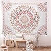 Edeesky Mandala Tapestry Aesthetic Boho Tapestry Wall Hanging,Pink Floral Medallion Tapestries,Bohemian Wall Art Hippie… 51NjZAeuG4L. SS100