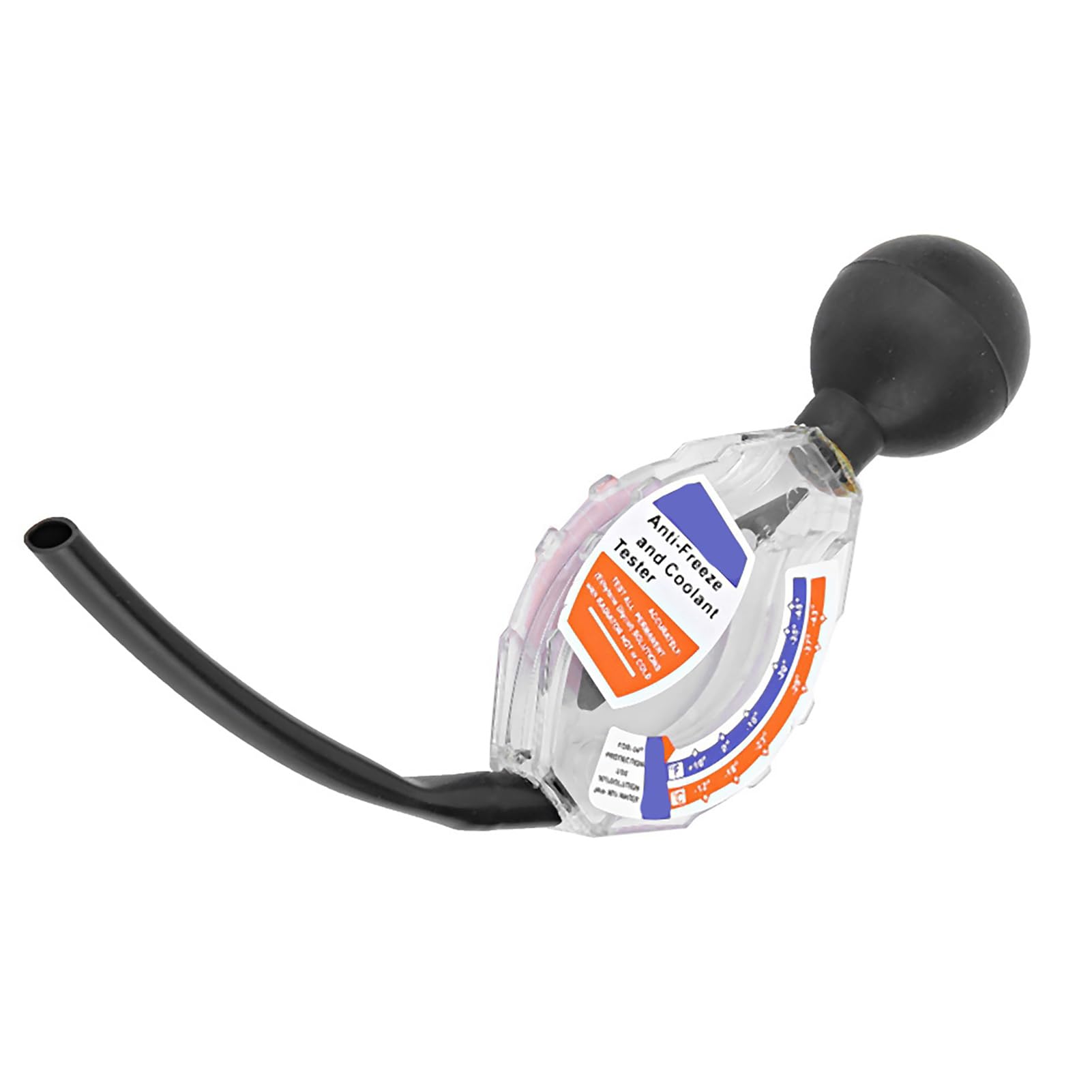 SIXRUN Tester per Liquido Refrigerante Tester Antigelo a Quadrante con Corpo in ABS Doppia C e F per Il Controllo del Punto di Congelamento e di Ebollizione Portatile per Conducenti Meccanici Uso in
