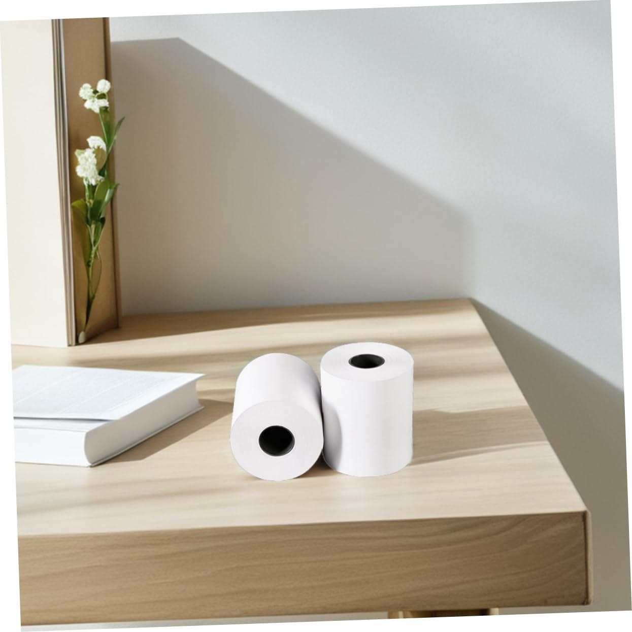 SHINEOFI 10rouleaux Papier Thermique Pour Impression De Reçus De Papier Pour Et Vente Détail Lot Pour Imprimante
