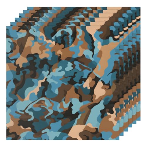 Servilletas de Tela Multicolor Set x6 50.5x50.5 cm miniatura 1