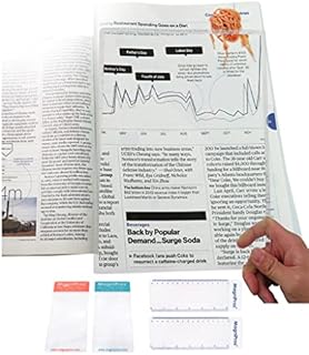 MagniPros(2PACK) Large Full Page 3X Premium Magnifying Sheet Fresnel Lens 7.5