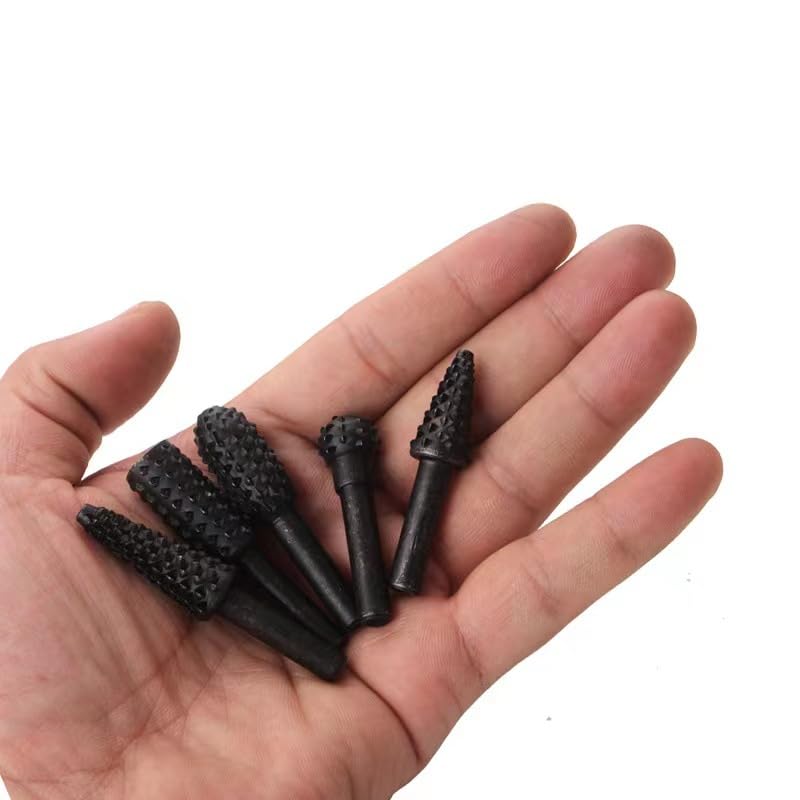Rotary Rasp Drill Bit Set 5 Pcs 1/4 Inch File Engraving Polishing Tool