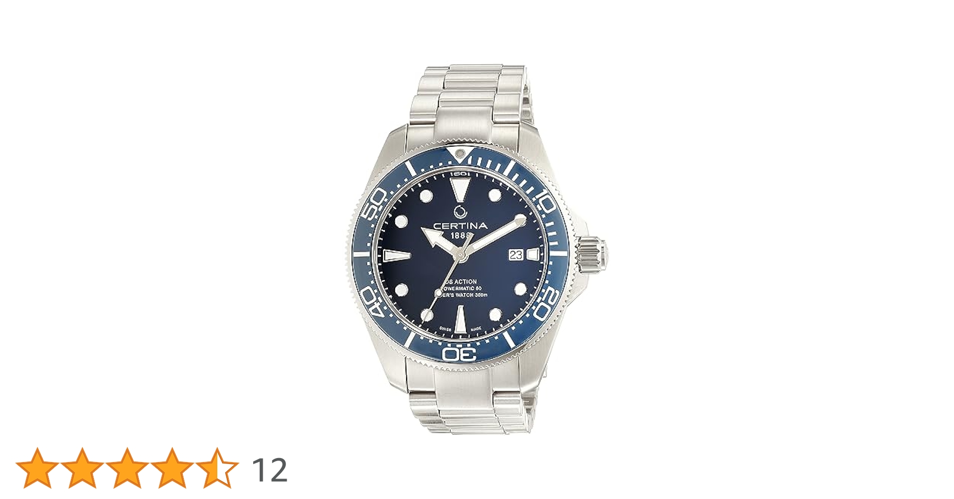 Amazon.co.jp: Certina メンズ DS アクションダイバー 43mm