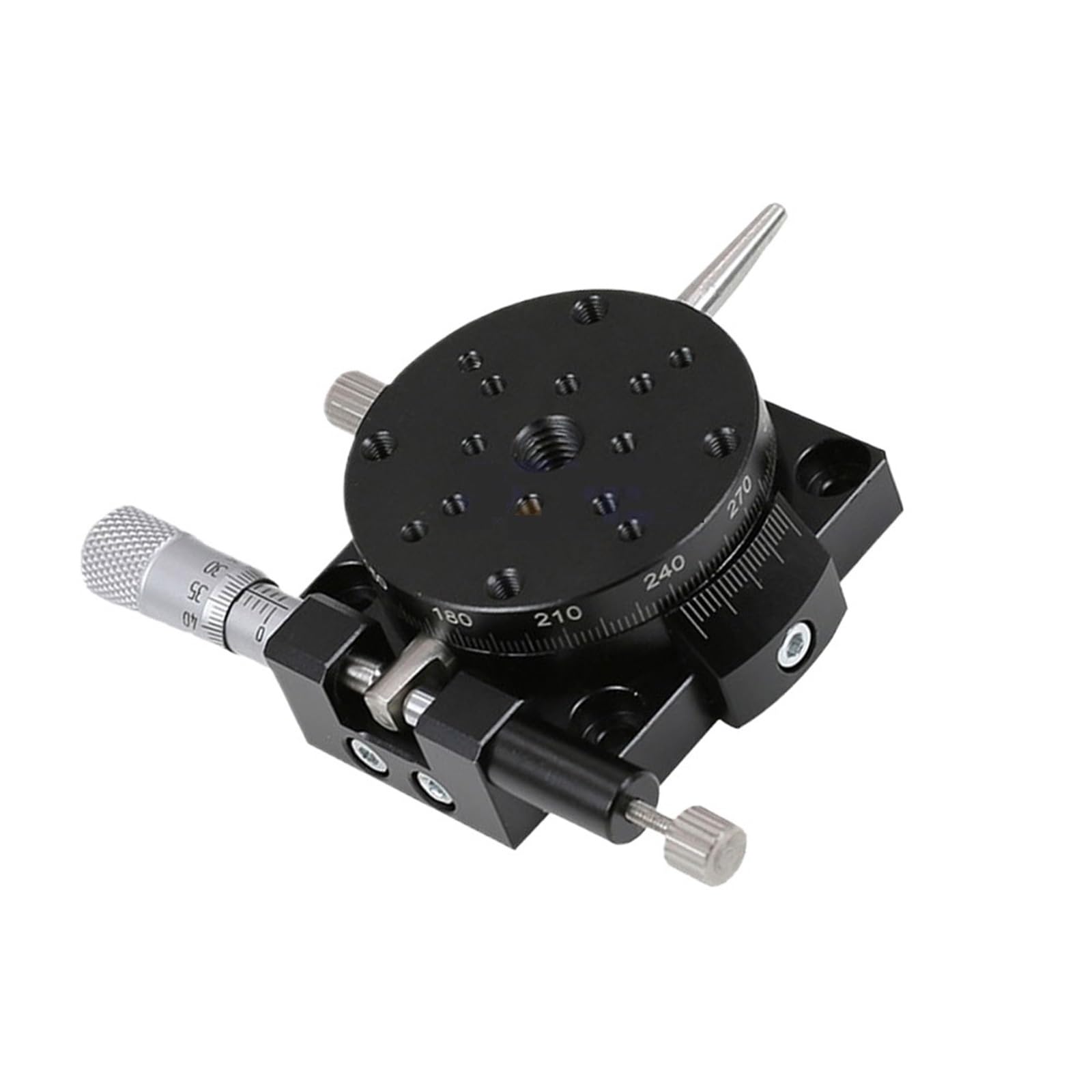 YFBCMXSKG R Axis RSP40-L RSP40-R Precision Type Manual Rotating Platform Sliding 360 Degree Stage Precision Bearing Linear Stage Load 9.8N(RSP40-L)