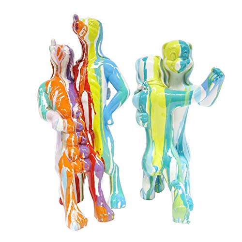 Couples animaux statue résine pour égayer un bureau professionnel - 2