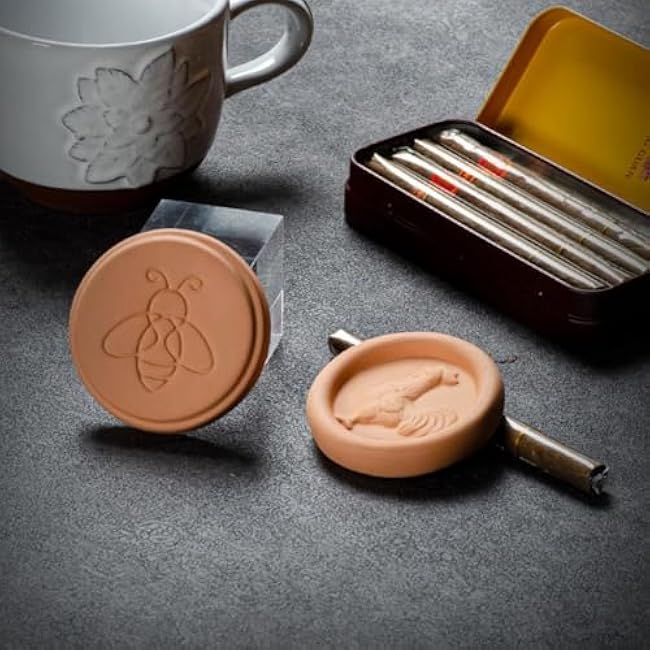 Brown Sugar Saver - Terracotta Brown Sugar Saver Terra Cotta Brown Sugar Disc Saver and Softener Disc, Terra Cotta Brown Sugar Bear Softener Alternative (Flower)