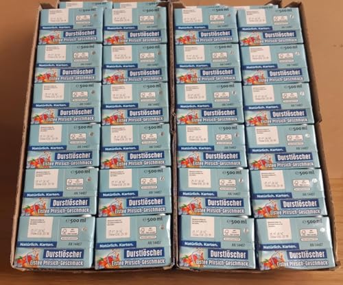 Durstlöscher Eistee Pfirsich 48x500ml im Karton