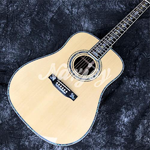 GaYouny Guitare Acoustique de Bois de Bois Solide de 41 Pouces, Toute la Guitare Solide Beatirce (Color : Guitar and… - Les Beatles, Paul McCartney, John Lennon, RIngo Starr, George Harrison GaYouny Guitare Acoustique de Bois de Bois Solide de 41 Pouces, Toute la Guitare Solide Beatirce (Color : Guitar and… – Image 3