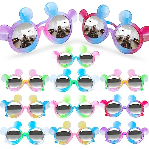 Sunglasses for Kids, 12PCS Toddler Sunglasses Age 2-4 3-5 6-8 Boys,Kids Sunglasses Party Favor(Boy Mouse)