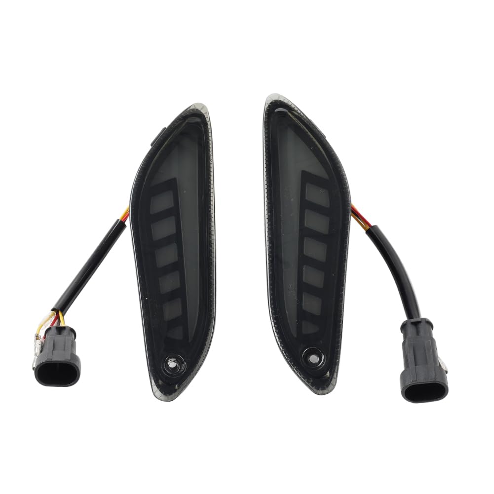 Cninba13 1 Pair (Rear Side) Front Turn Signal Indicator Daytime Running Light ABS For Vespa Sprint 50/125/150 2014-2023