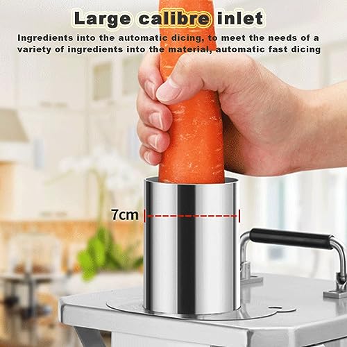 Cortadora eléctrica de verduras 2 en 1 para uso comercial miniatura 5