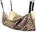 OCSOSO Cat Kitten Pet Cage Hammock with Stand Large Leopard.
