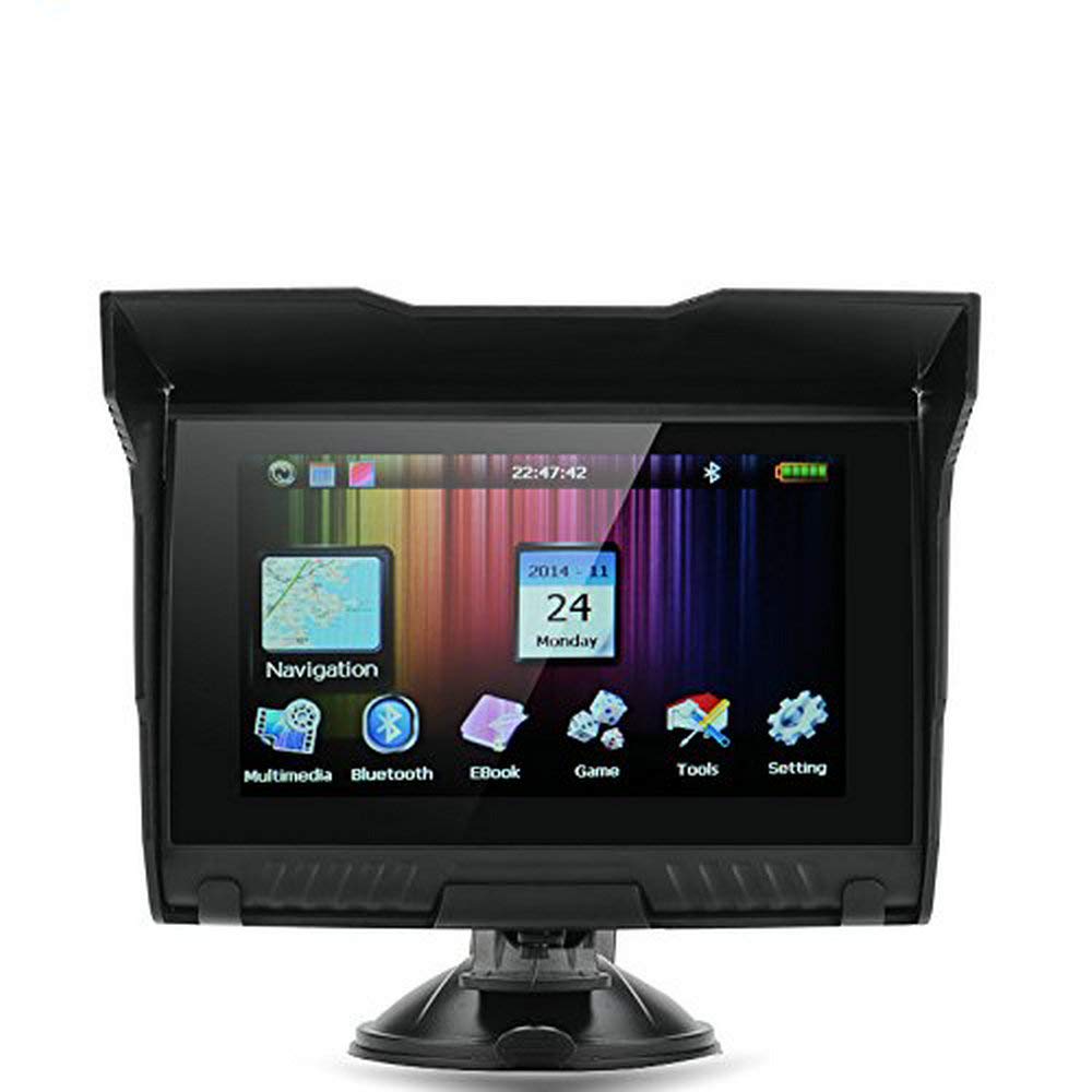 BW 5 Pollici Moto GPS - IPX5 Impermeabile Valutazione, Bluetooth, 8GB Memoria Interna, Micro SD Card Slot