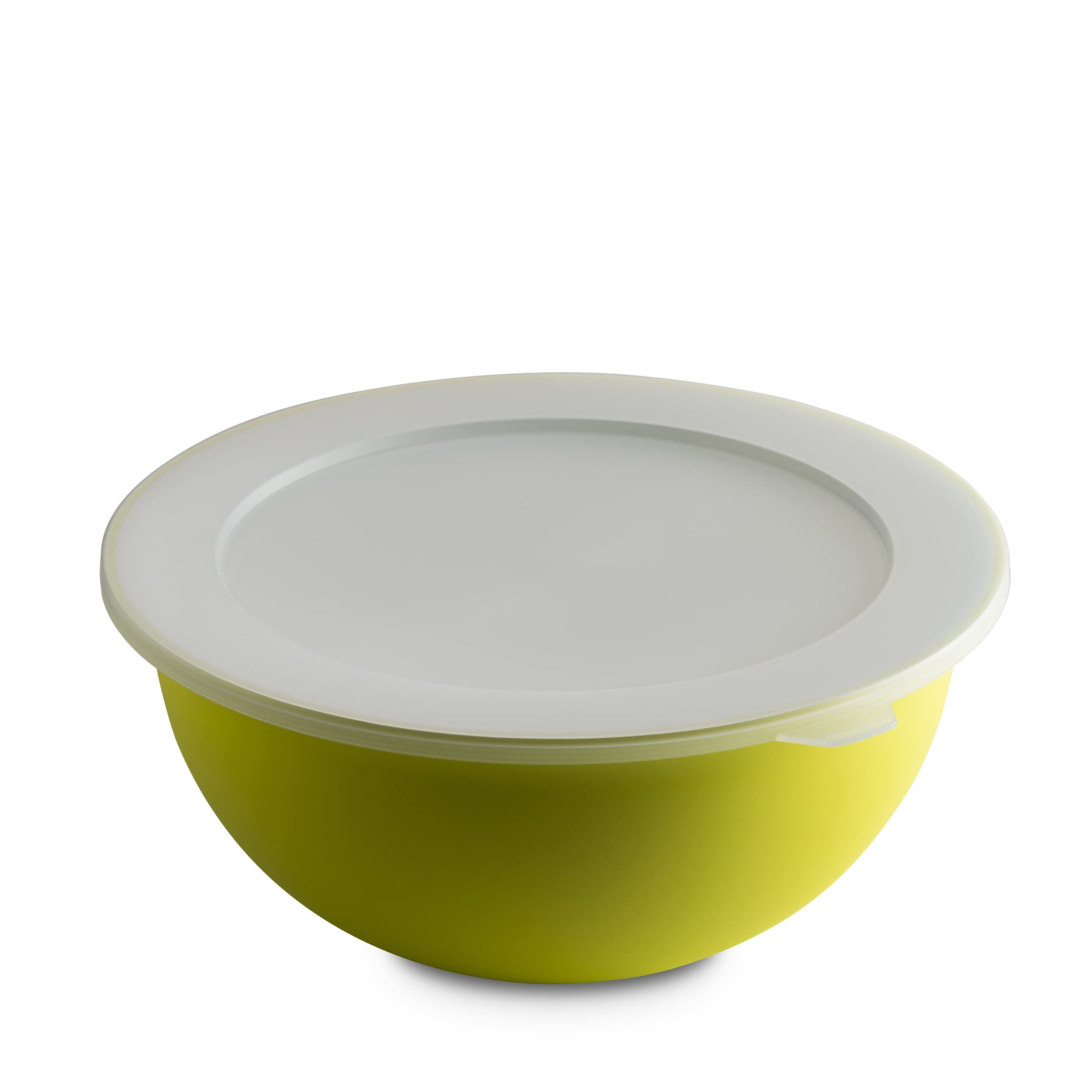 OMADA Large 6.5L Salad Proofing Container with Lid, Acid Green, 32 cm di diametro e 15,5 cm di altezza