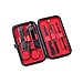 Produktbild BOROK Maniküre-Set Für Damen Grazia-Portable Maniküre Set Pediküre Schere Pinzette Messer Ohr Pick Utility Nail Clipper Kit Hochwertige Zehennagelknipser Für Dicke Und Eingewachsene Nägel Nagelfeilen