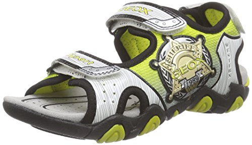 Geox Jr Sandal Strike A : sandales confortables bout ouvert garçon