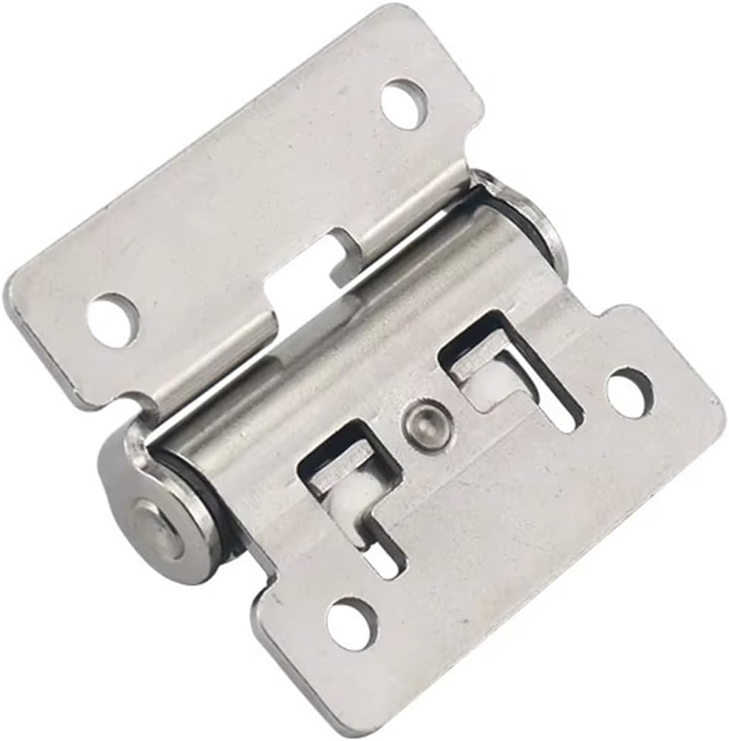 304 Stainless Steel Damping Hinge Can Freely Stop 180 Degrees of Opening Torque 1Pcs(36X32mm)