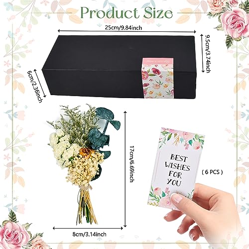 Dried Flower Natural Dried Floral Plant Mini Bouquet Photography Props Dry Flower Flower Bundle Plant Stem Bunch for DIY Craft 6 PCS