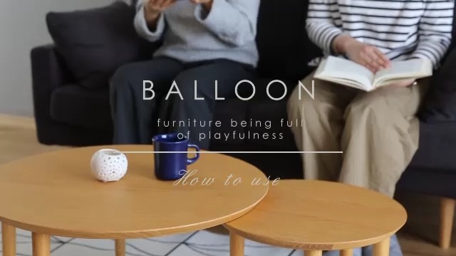Amazon｜高野木工 BALLOON バルーン 90-3枚テーブル ホワイト