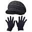 _Hat and Gloves(black)