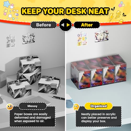 Kisbox PKMN Booster Box Acrylic Case, 5MM Acrylic Display Case, Clear Ultra Boxes for Display Compatible with PKMN Booster Boxes, Dustproof and Waterproof Display Box - image 6