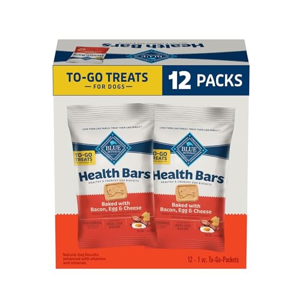Blue buffalo health bars natural crunchy dog treats togo mini biscuits bacon egg cheese  urban country home decor