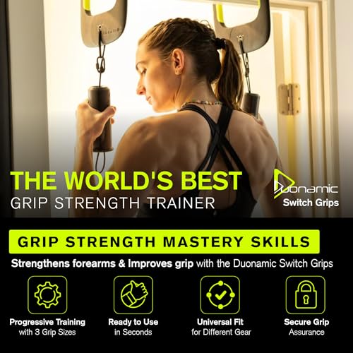 Image of Duonamic Eleviia Portable Doorway Pull Up Bar, No Install, Home & Travel
