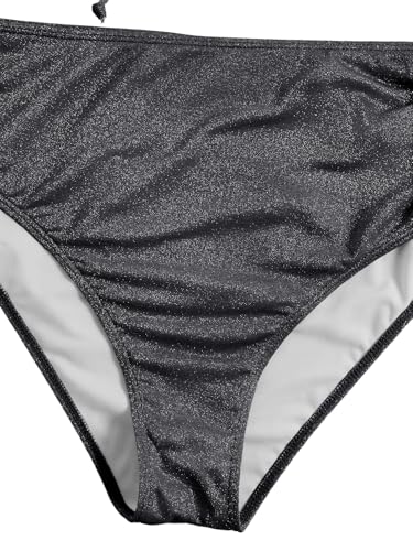 Image of SOLY HUX Women's Plus Size Bikini Set Sexy Swimsuit Lace Up Tummy Control 2 Piece Bathing Suit