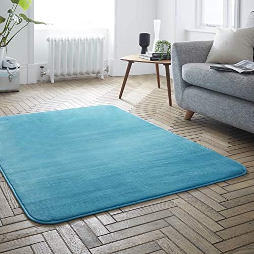 Gaveno Cavailia Extra Soft & Fluffy Velvet Touch, Non Slip Shiny Bedroom Mat Rug for Comfortable Living & Bed Rooms, Natural Home Décor Carpet Aubergine, (120x170), 100% Polyester, King