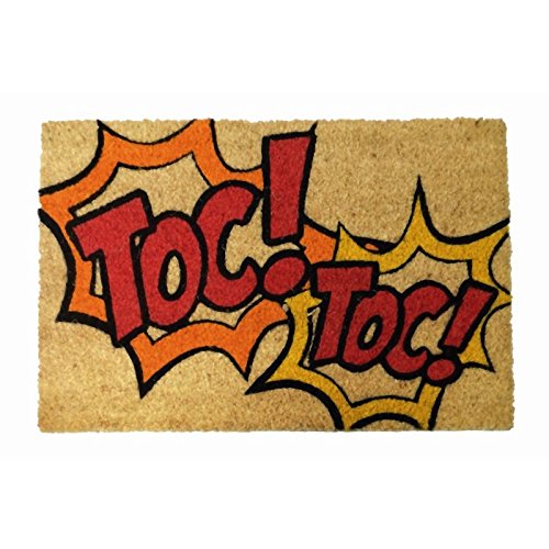 Koko Doormats Felpudo para Entrada de Casa "Toc Toc" Original y Divert