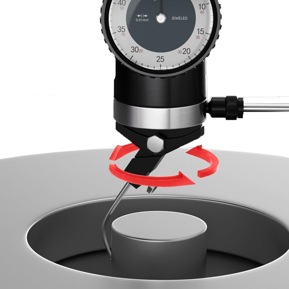Calibre de orificio de esfera, indicador de centrado coaxial de alta precisión de 0,01 mm, calibre de puntero de centrado, palanca de búsqueda central, medidor de dial