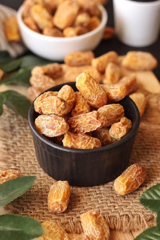 Image of LILA DRY FRUITS Yellow Dry Dates 250 gms Premium Chhuhara Premium Naturally Dried Dates for Cooking, Snacking & Daily Use | Chuara Dry Fruit Perfect for Gifting