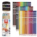 KALOUR Matite Colorate, Set da 50 Colori, Cuore Morbido per Artisti con Colori Vivi, Ideale per Sovrapposizioni, Sfumature e Ombreggiature, Matite Colorate per Adulti e Principianti