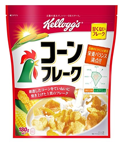 Amazon.co.jp: 【セット買い】ケロッグ コーンフレーク 180g×6袋+