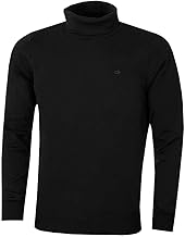 Calvin Klein Men CK Turtleneck Knitted Rib Warm Durable Sweater