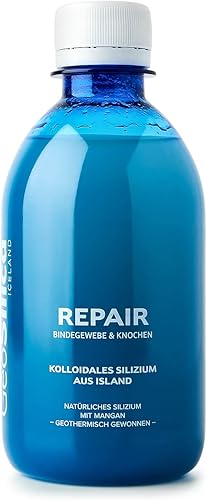 Geo Sílice Reparación -sílice natural en agua pura islandesa sulfato de manganeso monohidrato 300ML