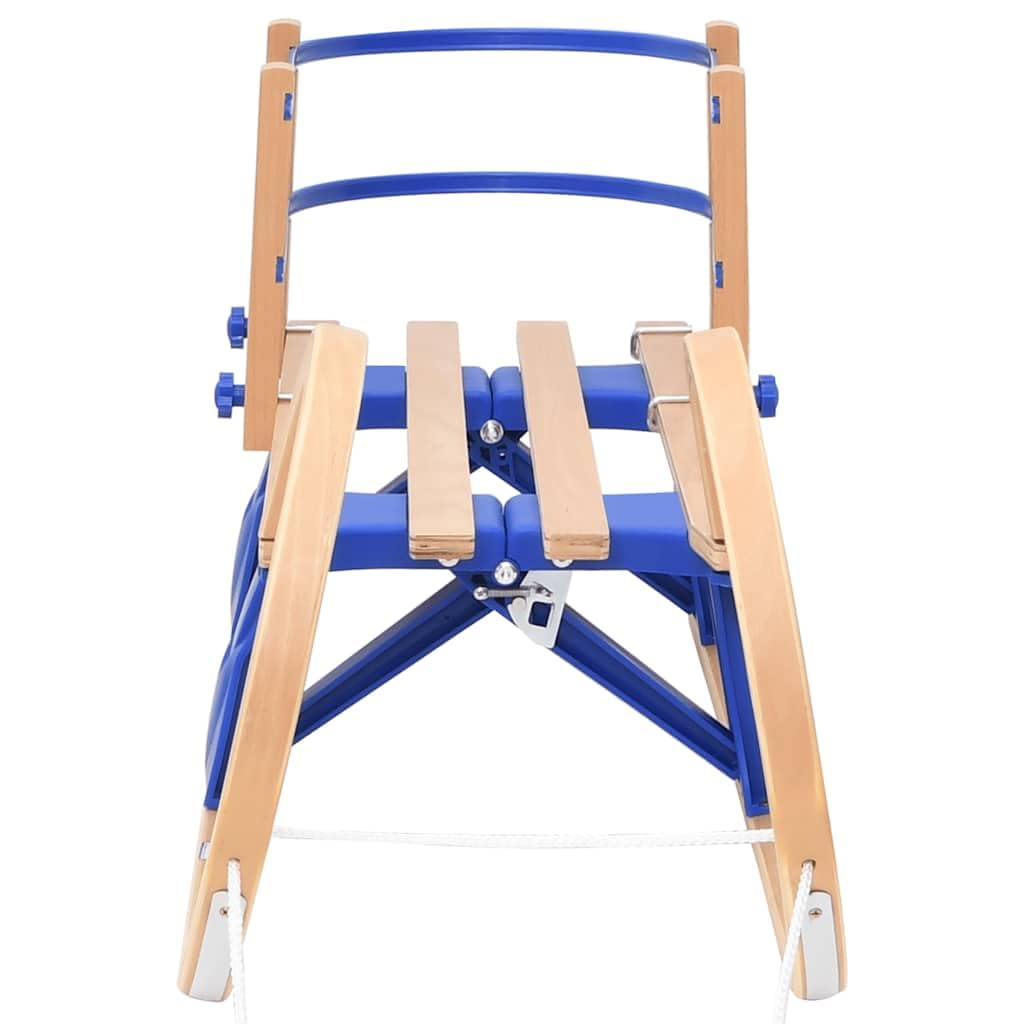 Générique Traîneau Pliable avec Dossier 110 cm Contreplaqué,Loisirs de Plein air,Activités & Sports d'hiver,Traîneaux,93700
