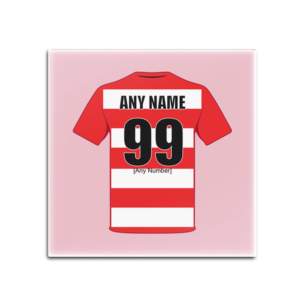 Sous-verres foot Doncaster Rovers personnalisés pour soirées match