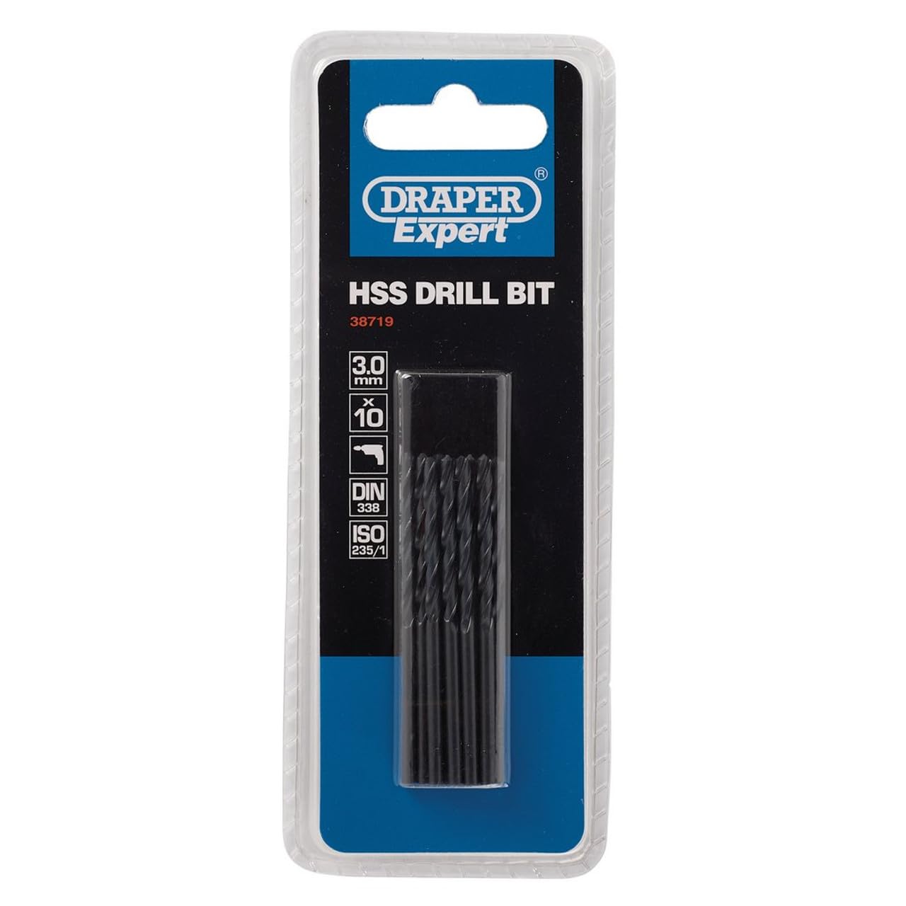 Hss Drill Bit, 3.0Mm (Pack Of 10) 5010559387199