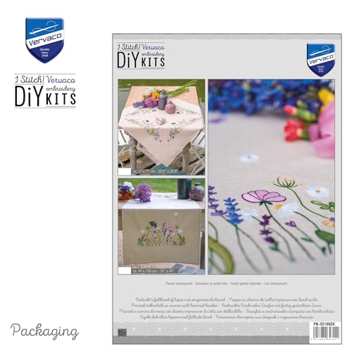 Broderie Pré-Imprimé VERVACO Nappe Décoration Table Patron Kit DIY - 3
