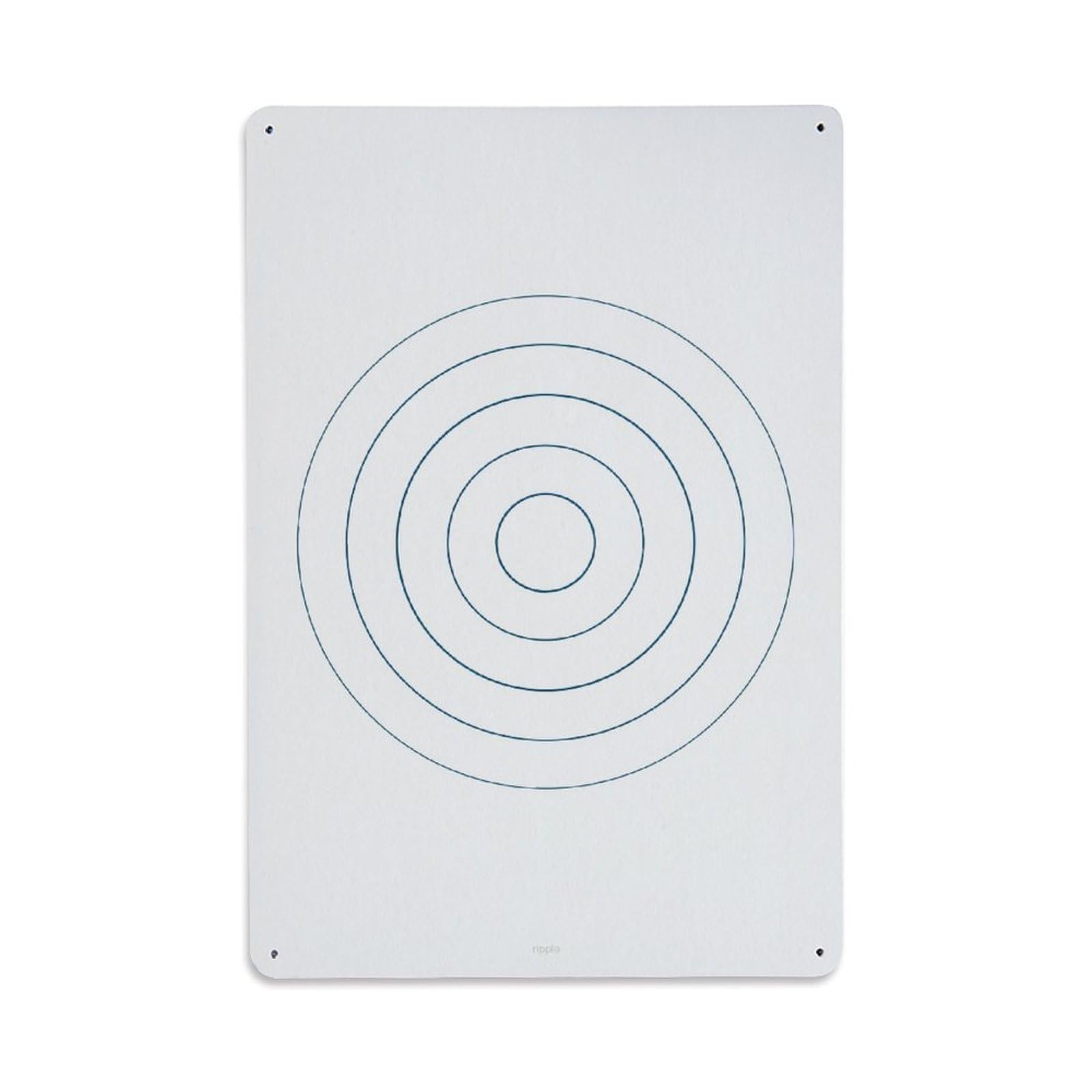 Minimal Zen Ripple Circles Water Healing Meditation Spiritual Metal Tin Sign Plaque Wall Decor for Cafe, Man Cave, Club Bar, Office, Home Garden Round Metal Poster 8x12Inch