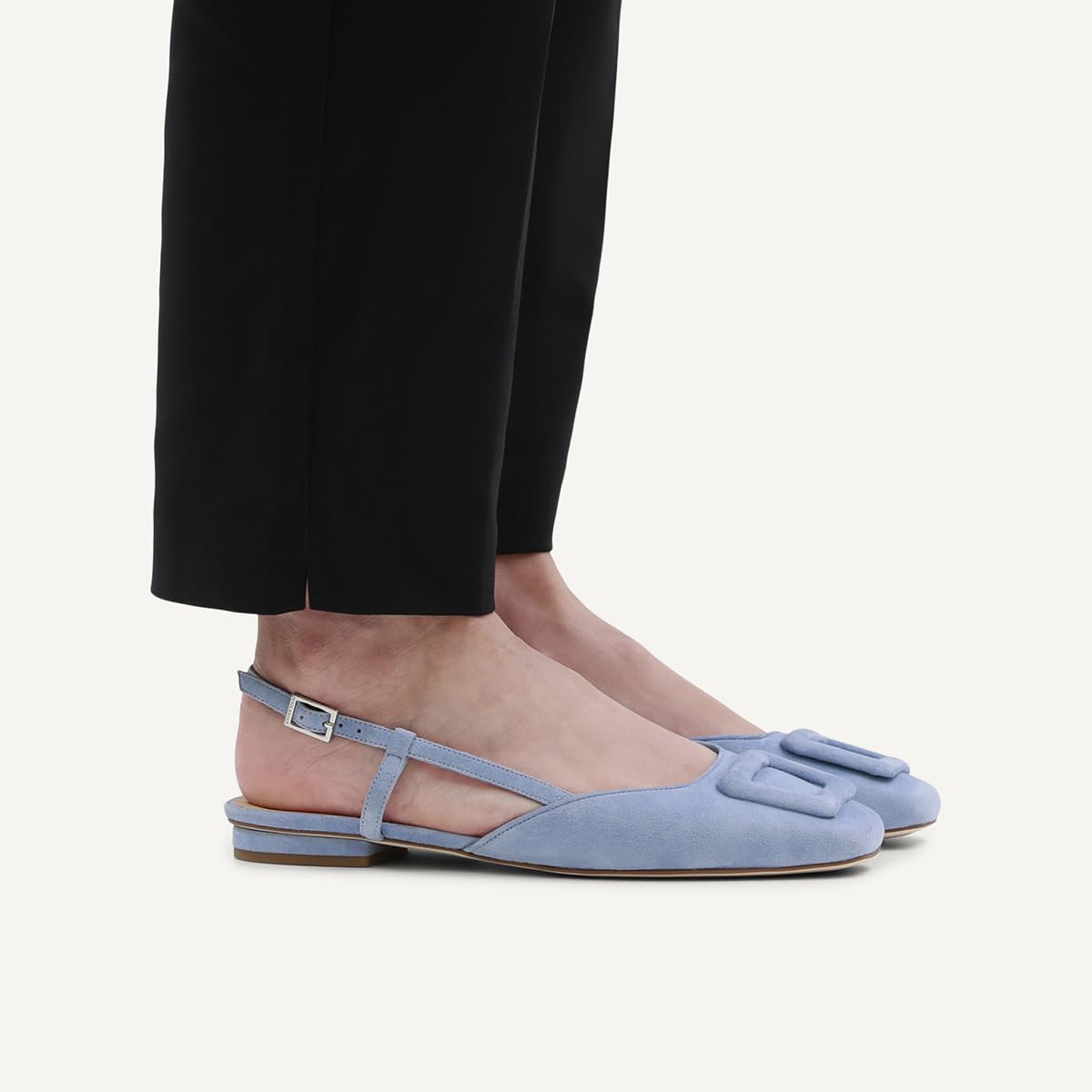 Peter Kaiser Damen - Peeptoes & Slingpumps 79441 in blau Rauleder