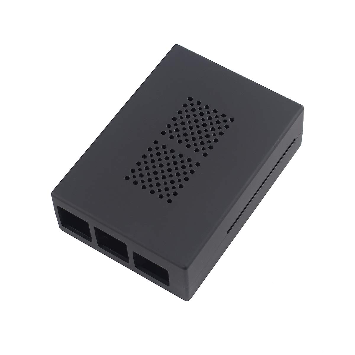 Raspberry Pi 4 Case, Raspberry Pi 4 Model B ABS Case Firm dust Resistance with Dual Fan 1GB 2GB 4GB 8GB (Black)