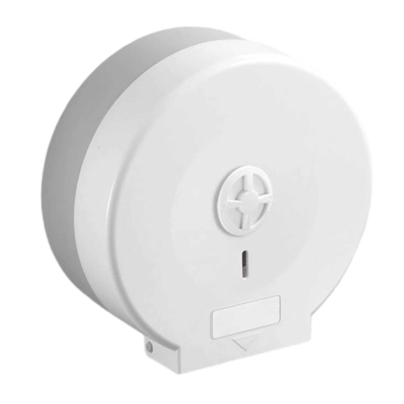 NEWFT Space Saving Wall Mounted Holder Large Toilet Roll Holder Dustproof Dispenser Commercial Bathroom Accessory Bathroom Paper