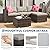 GAOMON 5-Piece All-Weather Patio Furniture Set, Convertible Outdoor Sectional Sofa with Ottoman & Tempered Glass Table, PE Rattan Conversation Set for Garden, Backyard, Porch, Poolside